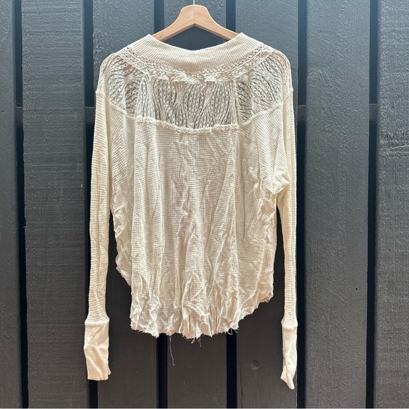 Free people knit boho sweater top - Picture 2 of 6